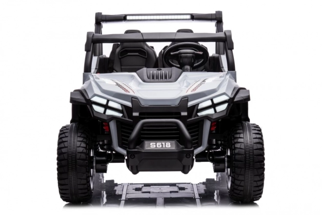 Auto elettrica per bambini 4x4 grigio