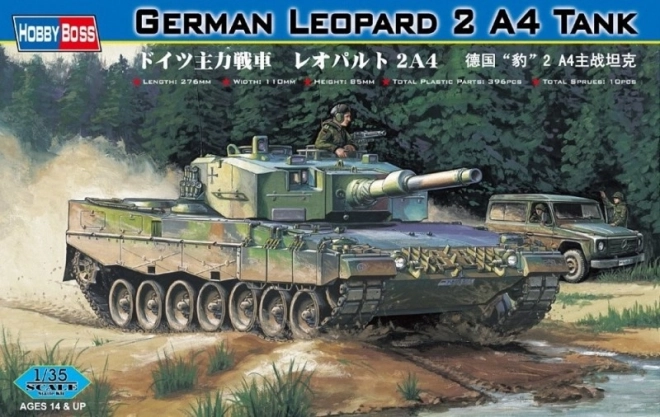 Carro armato tedesco Leopard 2 A4 da assemblare