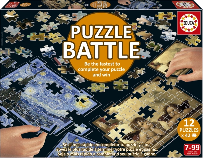 Gioco EDUCA Battaglia dell'Arte Puzzle