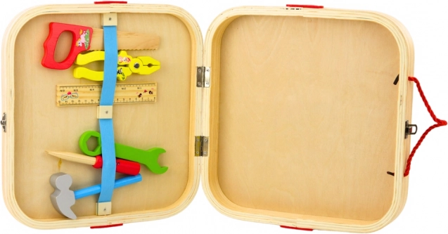 Set in legno per piccoli maestri - animali da assemblare in valigetta