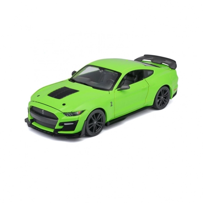 Modello composito Ford Mustang Shelby 2020 GT500 verde in scala 1/24