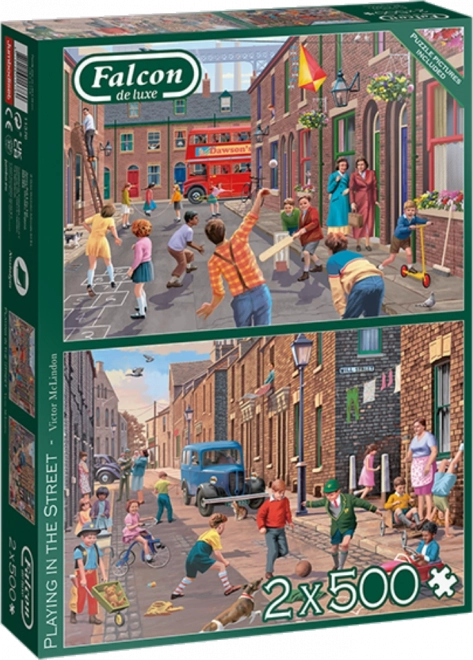 Puzzle Giochi di Strada 2x500 pezzi