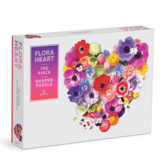 Puzzle Cuore Fiorito 750 Pezzi