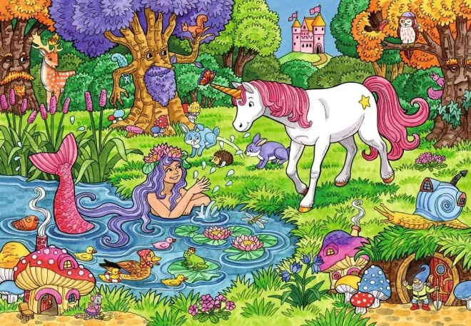 Puzzle Il Bosco Magico 2x24 Pezzi