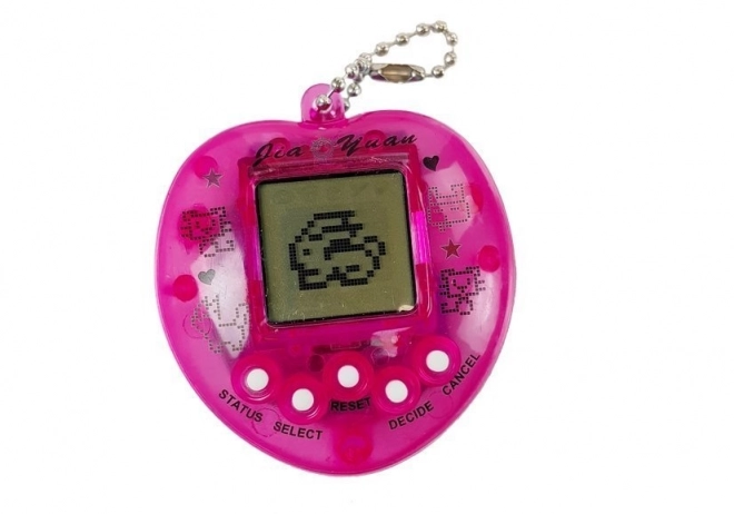 Gioco Elettronico Tamagotchi Rosa con Catenella