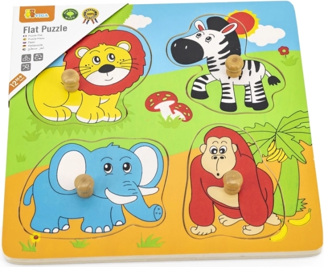 Presa facilitata grazie ai pomelli in legno