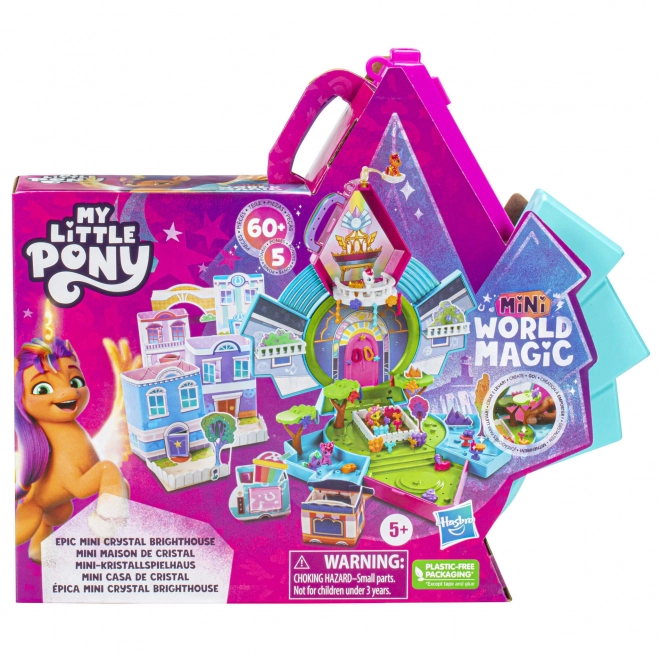 Il mini mondo magico My Little Pony cristallo casetta