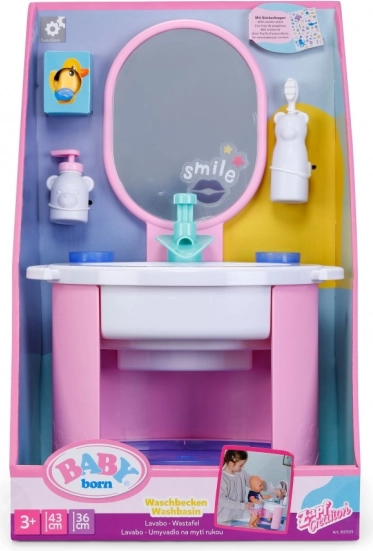 Baby Born lavandino per bambole con pompetta e accessori
