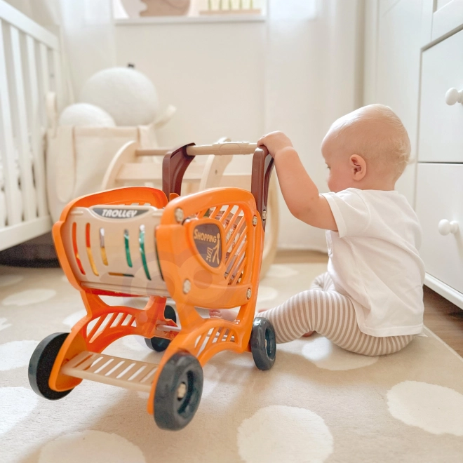Carrello della Spesa per Bambini con Elementi Mobili e Accessori