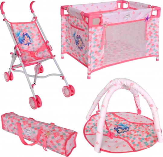 Passeggino pieghevole e lettino da viaggio