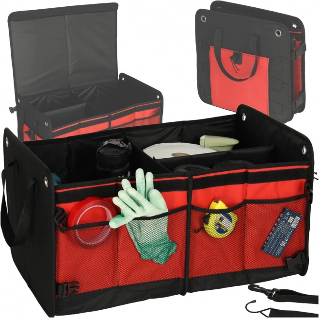 Organizzatore per bagagliaio auto 58x37x32 cm