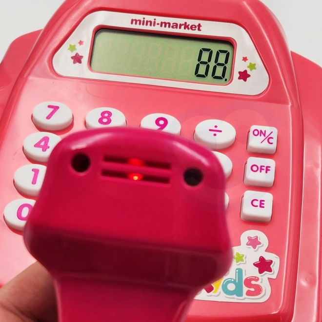 WOOPIE Cassa dei bambini con scaffale e accessori rosa