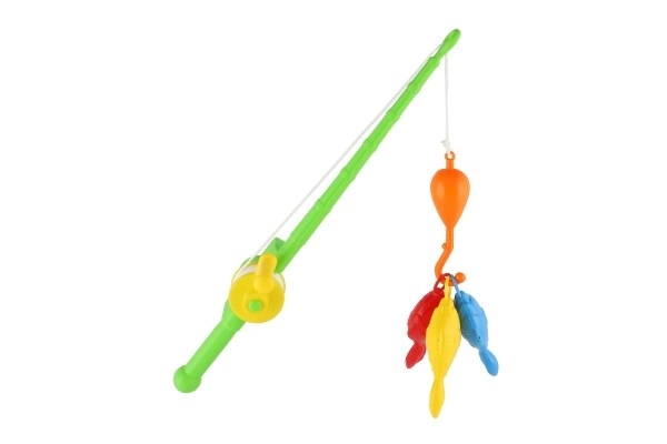 Gioco di pesca con canna 3 pezzi 50cm 2 colori