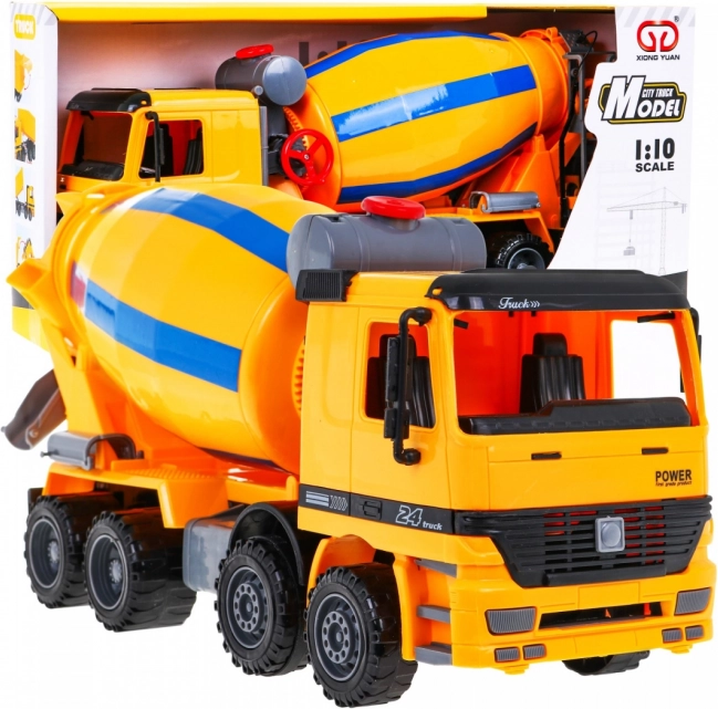 Betoniera per bambini 3+ Modello realistico 1:10 + parti mobili + secchio girevole
