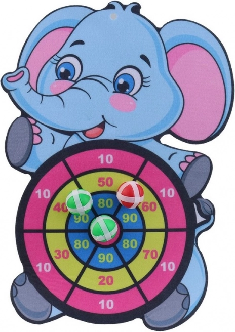 Bersaglio Elefante con palline per bambini