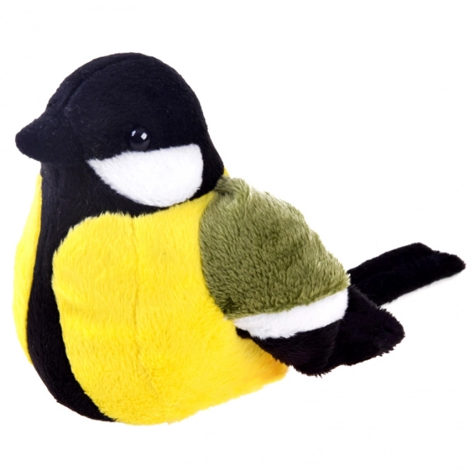 Peluche Uccello Cinciallegra 13 cm