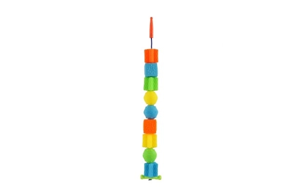Gioco di infilatura forme in gomma 12 pezzi