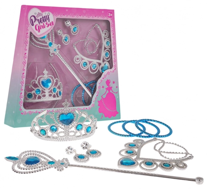 Set per piccola principessa blu