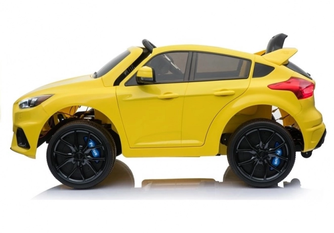 Auto elettrico bambini Ford Focus RS giallo