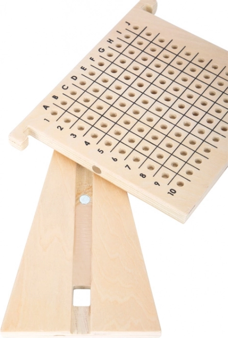 Gioco di battaglia navale in legno