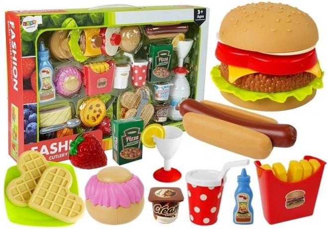 Set da cucina Fast Food per bambini