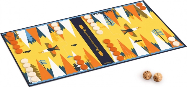 Gioco da tavolo backgammon di Djeco