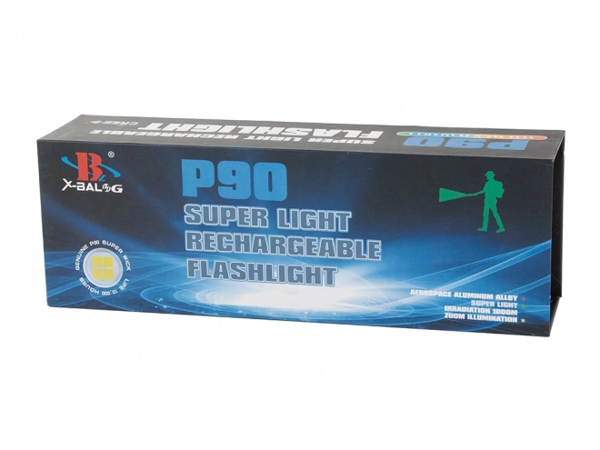 Torcia tattica militare Bailong con LED Cree XHP90