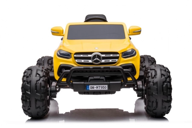 Auto a Batteria Mercedes 4x4 Oro Giallo