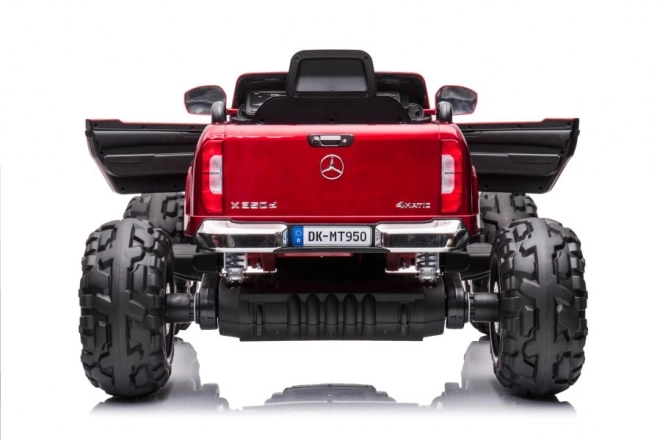 Auto a Batteria per Bambini Mercedes 4x4 Rosso Metallizzato