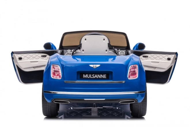 Auto Elettrico per Bambini Bentley Mulsanne Blu Lucido