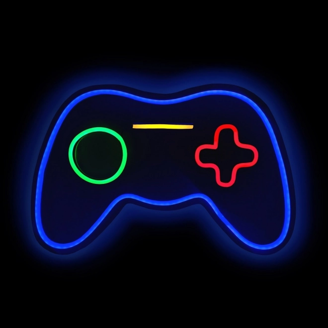 lampada LED neon a forma di gamepad