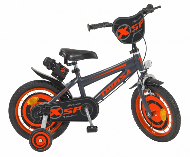 Bicicletta per bambini Toimsa nero/arancione 14 pollici