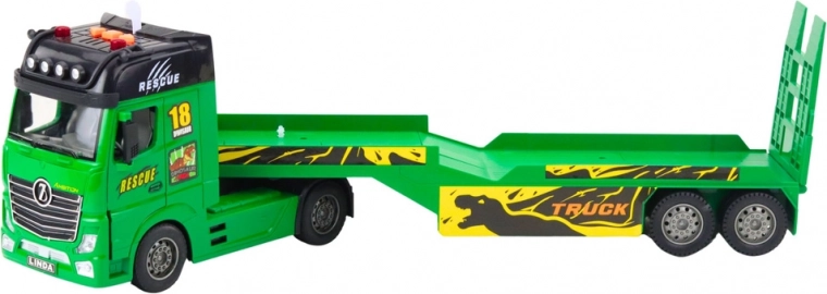 Camion con semirimorchio per il trasporto dell’attrezzatura