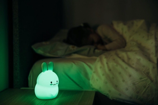 Lampada da notte in silicone a forma di gufo