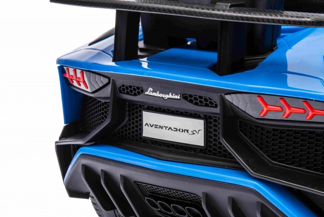 Camminatore spingente Lamborghini Aventador SV blu