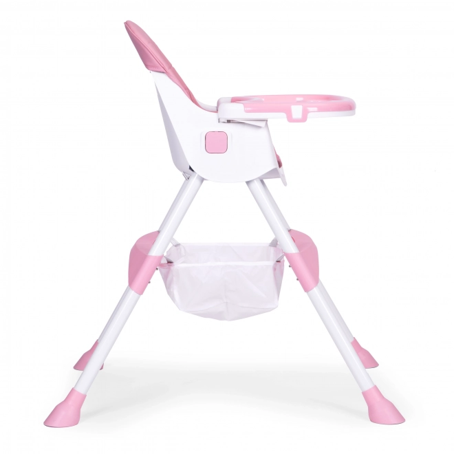 Seggiolone con vassoio e cestino rosa di ECOTOYS