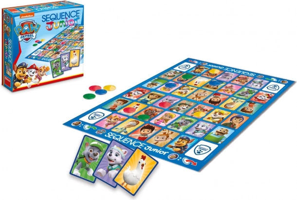 gioco di società per famiglie sequence junior paw patrol