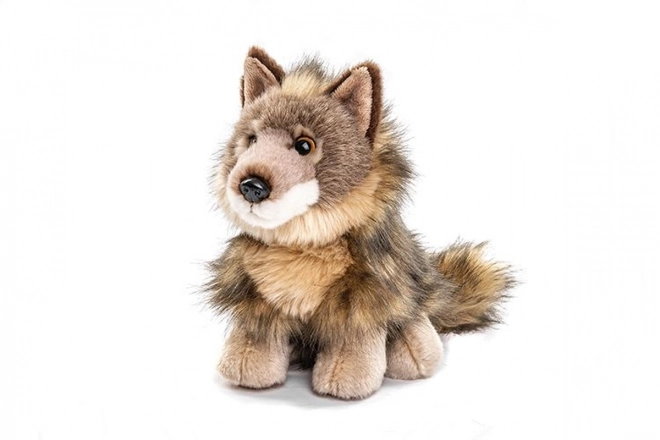 Coyote Seduto in Peluche 18 cm