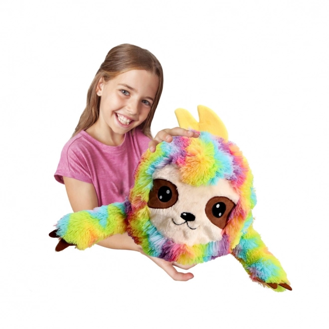 Animale rotondo peluche saltellante 30 cm