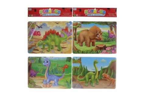 Puzzle Dino 48 Pezzi e Libro da Colorare