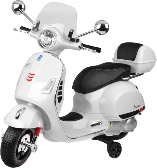 Scooter elettrico Vespa GTS Super per bambini – Bianco