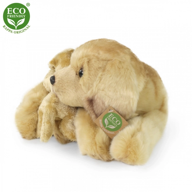 Peluche Labrador con Cucciolo ECO-FRIENDLY 27 cm