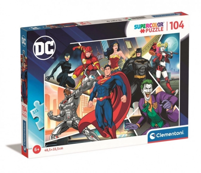 Puzzle 104 pezzi DC Comics di Clementoni