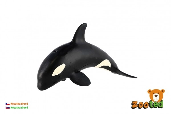 Orca zooted in plastica 12cm