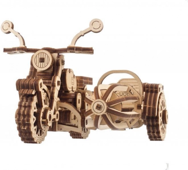 Puzzle Meccanico in Legno 3D UGEARS Harley Potter Moto Volante di Hagrid