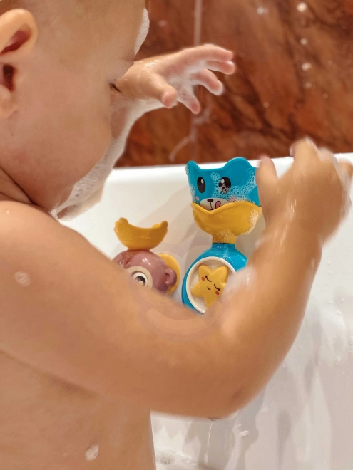 Gioco acquatico da bagno scimmietta con bicchiere