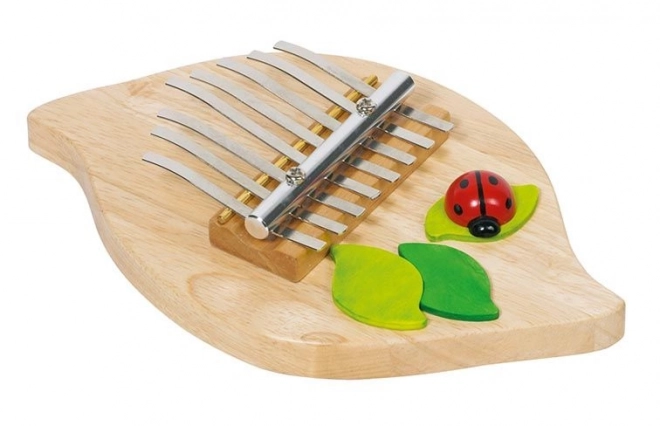 Kalimba, mini pianola con coccinella