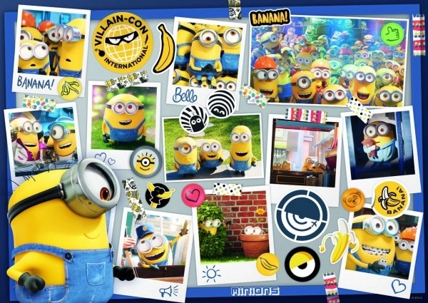 Puzzle Minions Bláznivá Foto Collezione 500 Pezzi