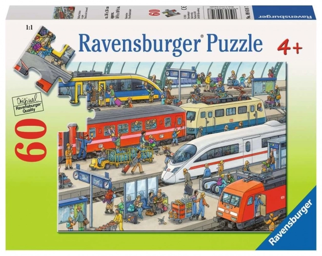 Puzzle Stazione Ferroviaria 60 Pezzi