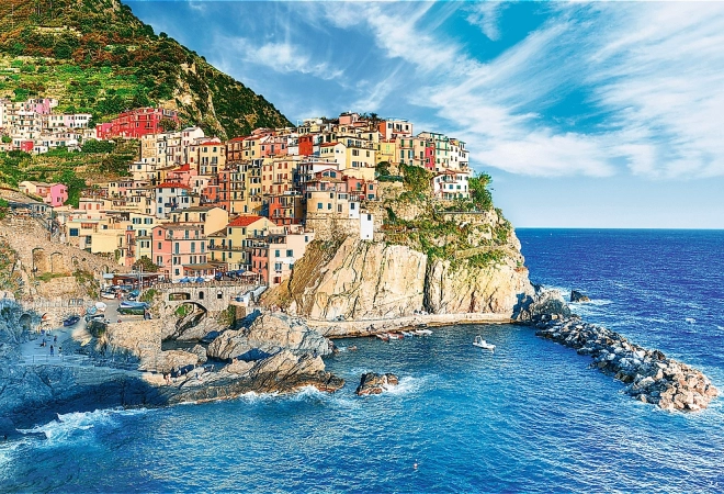 Puzzle 2 in 1 con Colla Manarola Liguria 1500 Pezzi